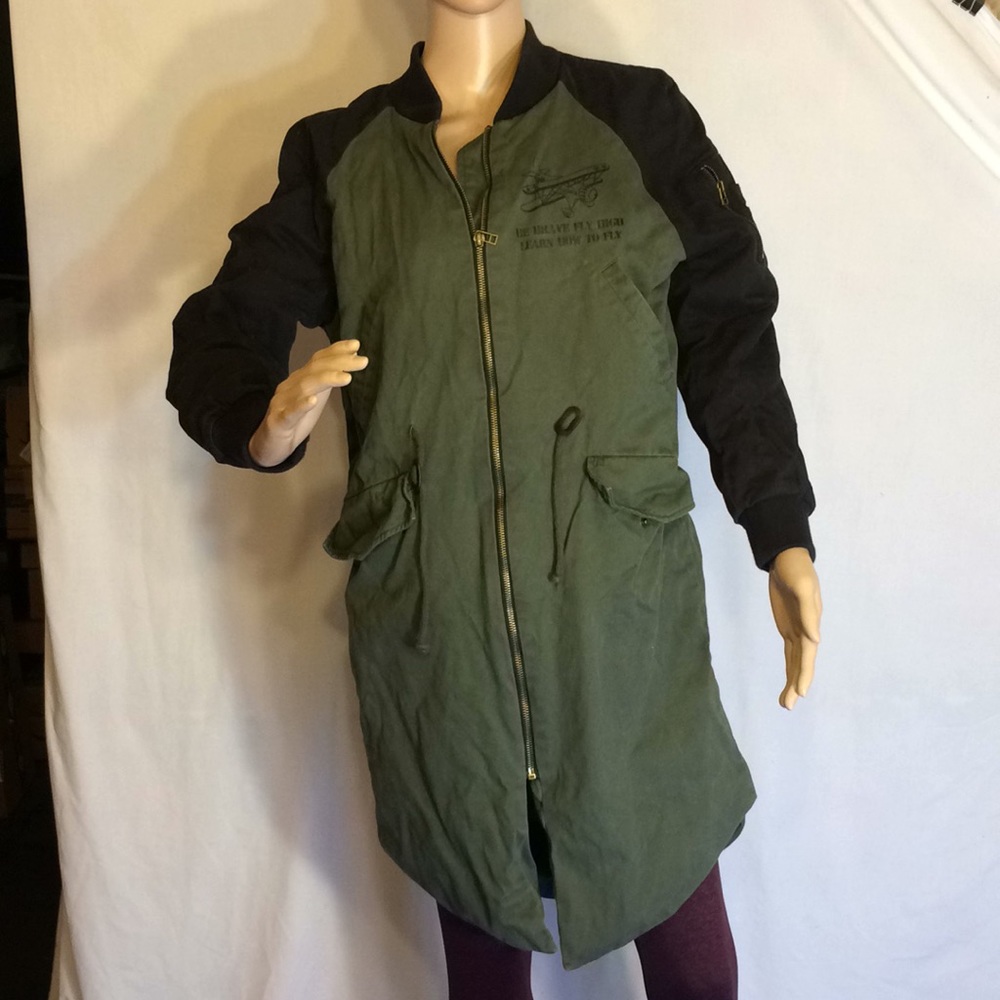 Women's Long Overcoat by Metersbonwe (Sz S)
